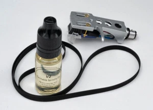 Silver Headshell, Stylus, Belt, Oil Kit for Rotel RP2500, RP1100Q, RP1500, 27 - Picture 1 of 8