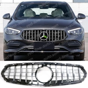 non-amg 2021+ mercedes w206 limousine s206 kombi C 63 GT Kühlergrill Chrom C200h 220dh - Bild 1 von 6