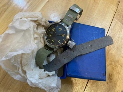vintage Zlatoust 191 Soviet Navy Watch Big Crown Frogman No 9939 PAM PLS READ - image 1 of 4