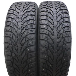 2 x NOKIAN 215/65 R17 103T XL SPIKES SUV Winterreifen 2019 WIE NEU 8-9mm - Bild 1 von 5