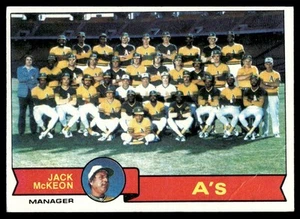 1979 Topps Oakland A's - Jack McKeon Oakland Athletics #328 - Picture 1 of 2