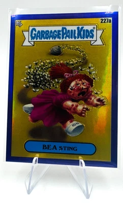 BEA Sting 227a Purple Refractor 178/250 Garbage Pail Kids Chrome Series 6 OS6 - Image 1 of 4