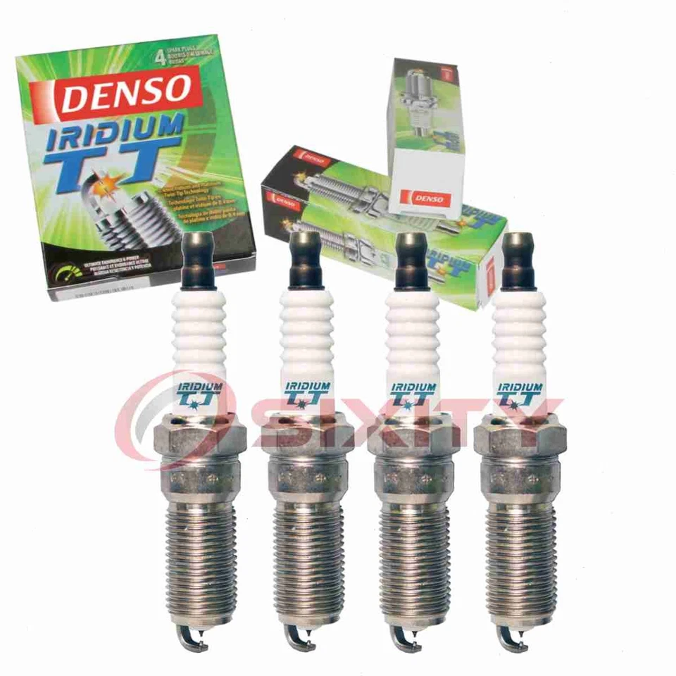 4 pc Denso Iridium TT Spark Plugs for 1998-2003 Ford Escort 2.0L L4 Ignition ul - Image 1 of 4