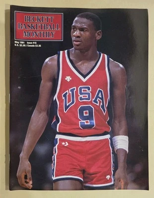 1991 BECKETT BASKETBALL MONTHLY MICHAEL JORDAN(HOF) ISSUE #10 EX-/EX - Image 1 of 4
