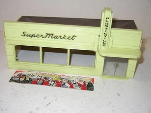 Plasticville Supermarkt limettengrün mit Kartoneinlage sehr guter Zustand - Bild 1 von 5