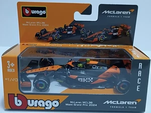 Burago McLaren MCL60 Lando Norris #4 1:43 F1 British Grand Prix 2023 NEU - Bild 1 von 6