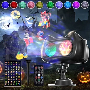 Halloween Christmas Projector Lights Outdoor/ Indoor, 2-In-1 HD Remote Control 6 - Picture 1 of 12