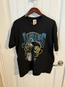 Vintage T-Shirt Artex Sportswear Jacksonville Jaguars 1995 Gr. XL schwarz - Bild 1 von 8