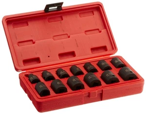 SUNEX TOOLS 3675 3/8-Inch Drive Standard Metric 12 Point Impact Socket Set, 1... - Picture 1 of 2