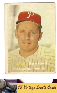 1957 Topps #387 Jack Sanford - Bild 1 von 2