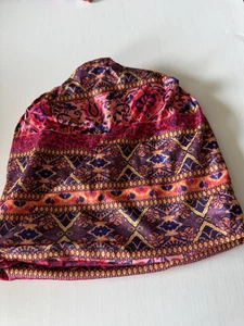Colorful fall beanie hat Polyester NEW Shipping Included - Picture 1 of 2