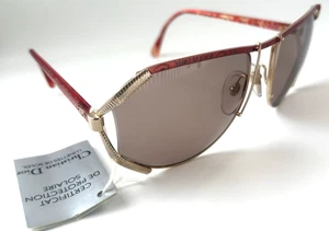 VIntage Christian Dior 2609 sunglasses made in Austria by Optyl eye gold metal - Picture 1 of 13