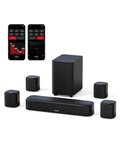 7.1ch Virtual Surround Sound Bar, Sound Bar for Smart TV with 4 Surround - Picture 1 of 5