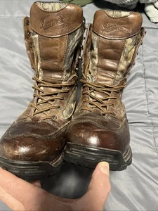 Danner 8” Pronghorn GTX 42216 400G Leather Lace Camo Hunting Boots Men's Size 9 - Picture 1 of 5