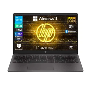 Notebook Pc Portatile HP 250 G10 Intel i3-1315u 15,6" Ram 16Gb SSD 512Gb Win 11 - Foto 1 di 6