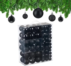 Palline Di Natale, Set 138 Palle Albero, Addobbi Natalizi, Sfere in Plastica Opa - Foto 1 di 12