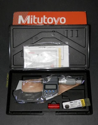 🆕 🇯🇵 Mitutoyo 331–351–30 Digimatic Spline Micrometer 0–1” 0.00005” Grad ⭐⭐⭐⭐⭐ - Image 1 of 3