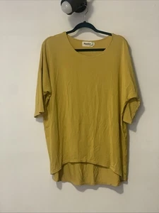 Bamboo by Whispers T-Shirt – Mustard Yellow – Size XL – Soft Stretch Tee – EUC - Bild 1 von 1