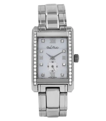 Paul Picot Brooklyn 4033 Diamonds Mother of Pearl Dial Steel 21.5MM Lady Quartz - Image 1 of 4