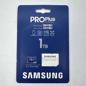 TARJETA DE MEMORIA SAMSUNG 1TB PRO PLUS MicroSDXC - TOTALMENTE NUEVA. - Imagen 1 de 2