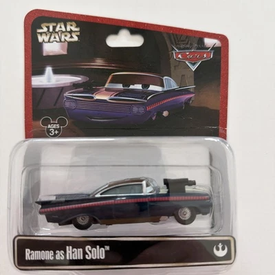 迪士尼PIXAR汽车RAMONE AS HAN SOLO星球大战迪士尼公园2014年压铸1:55 — 第 1/4 张图片