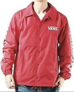 VANS Red Flag Reproduction Coach Jacket Vintage Style  - Picture 1 of 6