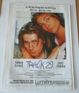 Vintage Track 29 Film/Movie Magazine Advert 1980's 9 x 12 inches approx. - Picture 1 of 1