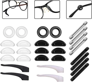 Ear Gripper Holders for Eyeglass Nose Pads Silicone Anti -Slip Glasses Eyeglasse - Imagen 1 de 12