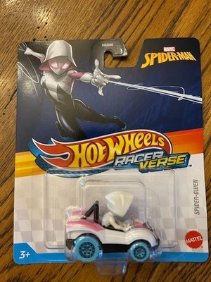 Verso Hot Wheels Racer Marvel Spiderman Spider-Gwen Envío Gratis NUEVO Foto 1 de 3