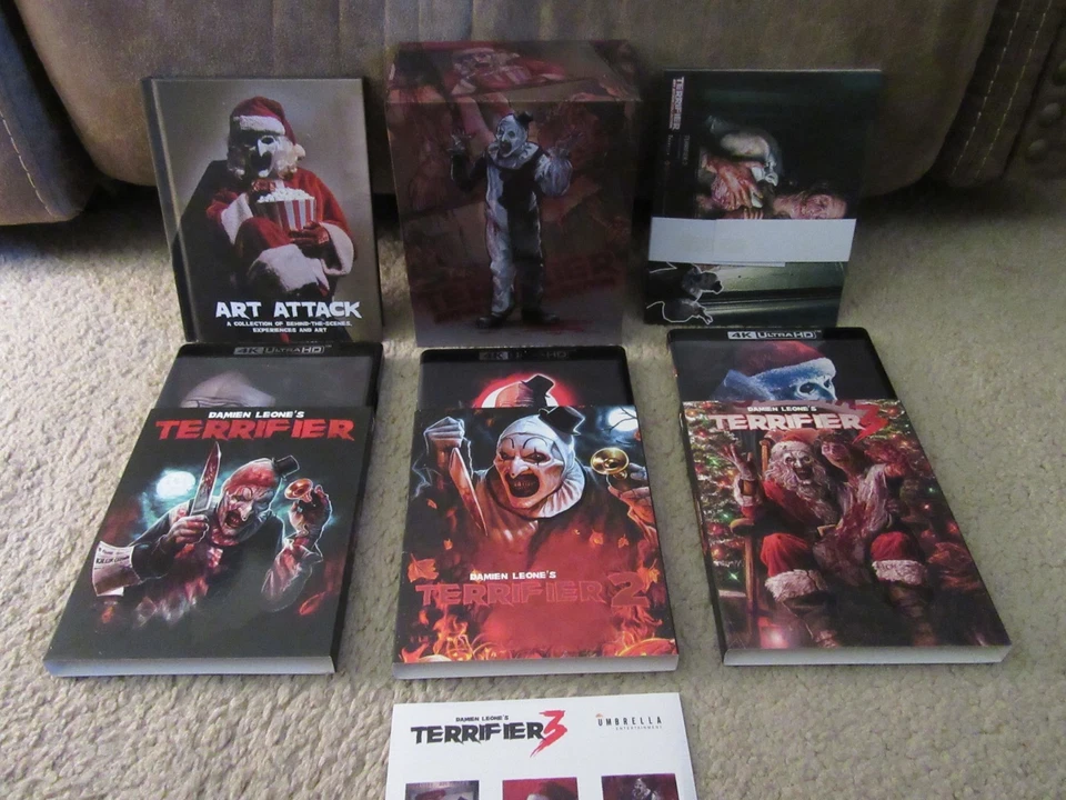TERRIFIER [ART ATTACK COLLECTION] 4K ULTRA HD + BLU-RAY [LIMITED EDITION BOXSET] - Image 1 of 4