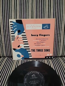 The Three Suns-"Busy Fingers"-RCA Victor LPM3040-10 inch-1952-NM - Picture 1 of 6