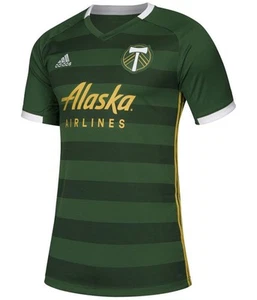 Adidas Mens Portland Timbers Primary Jersey, Green, Medium - Picture 1 of 1