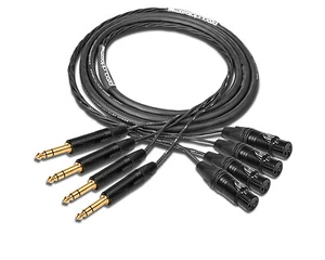 Estándar de 4 canales Mogami 2931 Snake | Neutrik Gold TRS XLR F | 3 pies 3 pies 3' - Imagen 1 de 1