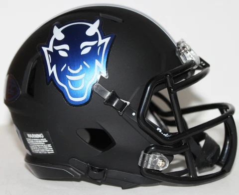 2022 Duke Blue Devils Custom Riddell Mini Helmet vs UNC Cover