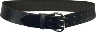 JOB 2-Dorn Ledergürtel schwarz für Zunftkleidung Gürtel Zunfthose