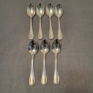 LOT of 7 Reed & Barton English Gentry STAINLESS 18/10 Dinner TABLE SPOONS 7" - Picture 1 of 21