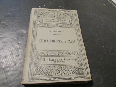 Historia Oriental Y Griega C.Rinaudo G.Barbera Editor 1915 - Imagen 1 de 4