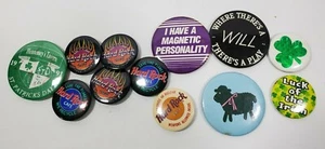 Vintage Hard Rock Cafe Buttons Pin 6er Set und diverse Buttons  - Bild 1 von 5