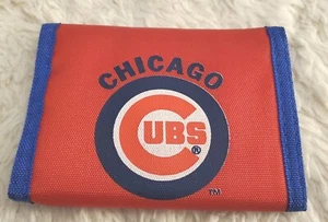 CHICAGO CUBS Wallet New Old Stock 1990 Excellent MLB Baseball - Picture 1 of 3
