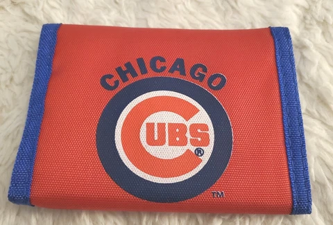 CHICAGO CUBS Wallet New Old Stock 1990 Excellent MLB Baseball Cover