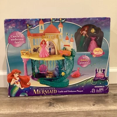 Disney Princesa Sirenita Castillo submarino y juego Mattel 2012 Magiclip Foto 1 de 4