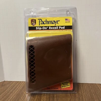 Pachmayr Slip On Recoil Pad Medium Brown For Rifles, Shotguns and Muzzleloaders - Image 1 of 4