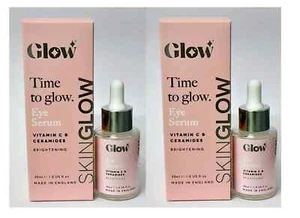 SkinGlow Glow Augenserum mit Vitamin C & Ceramiden - 2 x 30 ml - Bild 1 von 2
