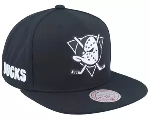 Anaheim Ducks Mitchell & Ness Vintage Evergreen schwarz/weiß Snapback Mütze - Bild 1 von 6