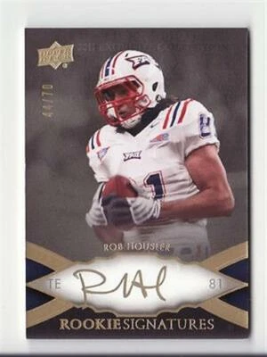 2011 Exquisite Collection Autograph #70 Rob Housler /70 Auto - Flat S/H - Image 1 of 2