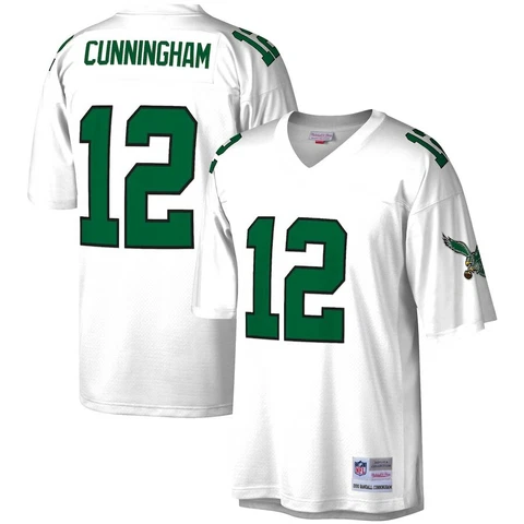 Philadelphia Eagles Randall Cunningham Mitchell & Ness White 1990 Legacy Jersey Cover