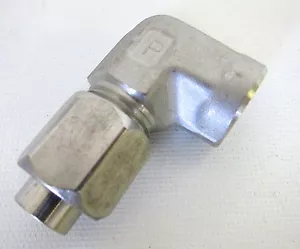 Nuovo Gomito Femmina Parker 8-DBTX-SS 1/2” SS 316 Acciaio Inox DBTX SS - Foto 1 di 4