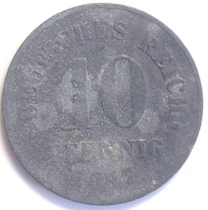 1917 Germany 10 Pfennig Iron Coin - Picture 1 of 2