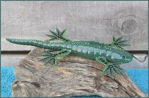 Ice fishing decoy " Lizard King" by Phillip A. Cates - Picture 1 of 5
