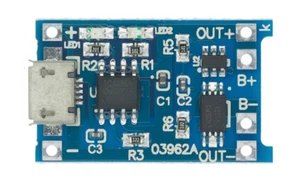 18650 5V 1A micro USB Lademodul für LiPo, Batterie, Akku - Bild 1 von 1